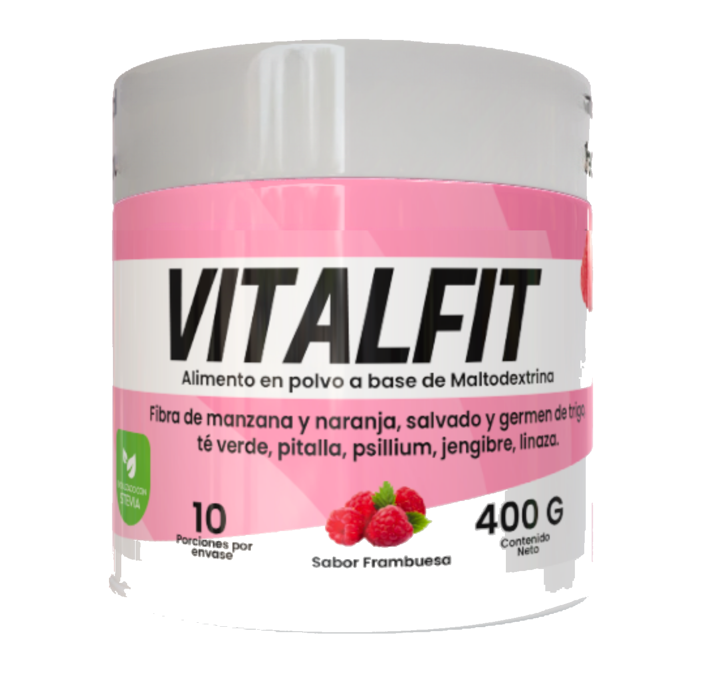 Frasco de Vitalfit — suplemento funcional Sebian Lab